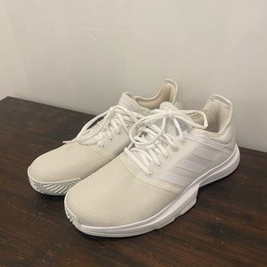 COPY - Adidas game court white tennis shoes